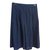 Comptoir Des Cotonniers Skirts Navy blue Cotton  ref.67594