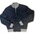 Fay Bomber jacket Blue Grey Cotton Polyester  ref.67612