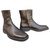 Gucci Boots Dark brown Leather  ref.67622