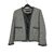 Zara Tweed jacket Black White Navy blue Cotton Polyester Viscose Acrylic  ref.67671
