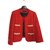 Zara Tweed jacket White Red  ref.67674