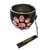 Chanel Pulsera de flores Negro Rosa Resina  ref.67715