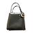 Dior Handtasche aus schwarzem Leder Silberbesatz