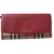 Burberry Wallet Dark red Leather  ref.67816