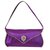 Céline celine vintage purple satin bejewelled evening bag  ref.67898
