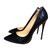 Christian Louboutin Pigalle Heels Black Leather  ref.67928
