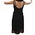 Les Petites Schwarzes Plissee Abendkleid - Ansicht 2