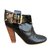 Chloé Ankle Boots Black Leather Synthetic  ref.68215