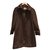 Hermès Trench coat Brown Silk  ref.68277