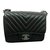 Chanel Mini square caviar bag Black Leather  ref.68352