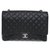 Classique Chanel Maxi Jumbo double flap timeless cuir caviar Noir  ref.68444