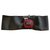 Dolce & Gabbana Cinturones Negro Algodón Vidrio Acetato  ref.68446