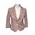 Blazer corto Patrizia Pepe de algodón blanco rojo azul Roja