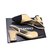 Chanel Slingback heels Black Beige Lambskin  ref.68563