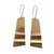 Céline Earrings Golden Metal  ref.68568