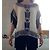 Alice + Olivia Top de georgette de seda blanco Nathalie - vista 3