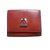 Lancel Wallet Red Leather  ref.68638