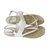 Hermès Sandals White Leather  ref.68657