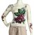 Parosh Top in maglia di seta con motivo floreale Crema  ref.68725