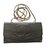 Wallet On Chain Chanel WOC Schwarz Leder  ref.68733