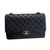 Timeless Chanel Jumbo intemporal Azul Couro  ref.68743