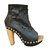 Free Lance Boots Black Leather  ref.68864