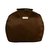 Balenciaga Round Tote Bag Brown Leather Nylon  ref.68869