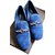 Louis Vuitton Mocasines Azul Azul marino Gamuza  ref.68892