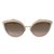 Fendi copper color sunglasses new 2018 Pink Golden Metal  ref.68935