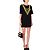 Vestido Moschino Couture de jersey negro con estampado de cadena - vista 4