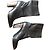 Jimmy Choo Graves Lederstiefel Schwarz Mid Calf - Ansicht 2