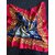 Sciarpa Céline in seta rossa oro blu navy Rosso D'oro - vista 4