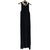 Robe longue noire  Yves Saint Laurent Viscose  ref.69224