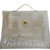 Hermès Kelly 40 saco de vinil importado Branco Plástico  ref.69225