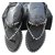 Ash peps thong sandal Cuir Noir  ref.69267