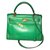 Hermès Kelly Green Leather  ref.69285