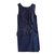 Diane Von Furstenberg Robes Soie Bleu Marine  ref.69309