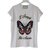 Gucci T-shirt a farfalla Bianco Cotone  ref.69384