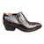 Sartore Bottines Cuir vernis Marron foncé  ref.69394