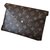 Louis Vuitton Clutch bags Brown Cloth  ref.69457