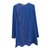 Stella Mc Cartney Robe Soie Bleu  ref.69534