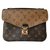 Louis Vuitton Metis Monogram Brown Linen  ref.69584