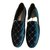 Chanel loafers Blue Velvet  ref.69651