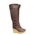 Yves Saint Laurent Boots Brown Leather  ref.69692