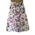 Salvatore Ferragamo Skirt Cream Purple Cotton Elastane Nylon Acetate  ref.69729