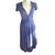 Gucci Robe Viscose Bleu  ref.69835