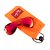 Ray-Ban occhiali Nero Rosso Arancione Acciaio  ref.69868