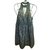 Anna Sui Vestido Negro Algodón  ref.69881