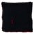 Yves Saint Laurent Foulard Coton Noir Rouge  ref.69914