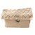 Chanel Bolsa de polvo Blanco Algodón  ref.70038